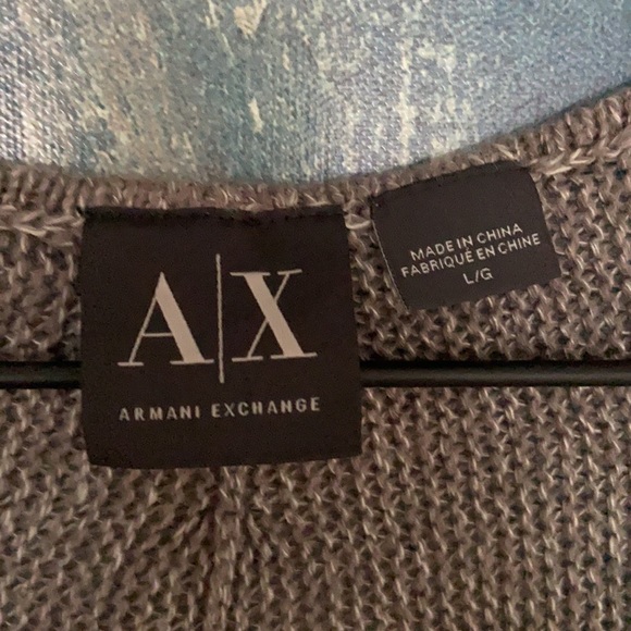 Armani Exchange V-Neck Brown Sweater - Picture 3 of 6